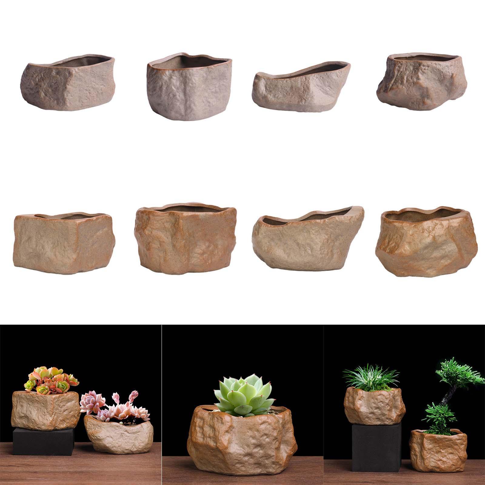 Training Pot Ceramic - Pot keramik berair, Pot bentuk batu,