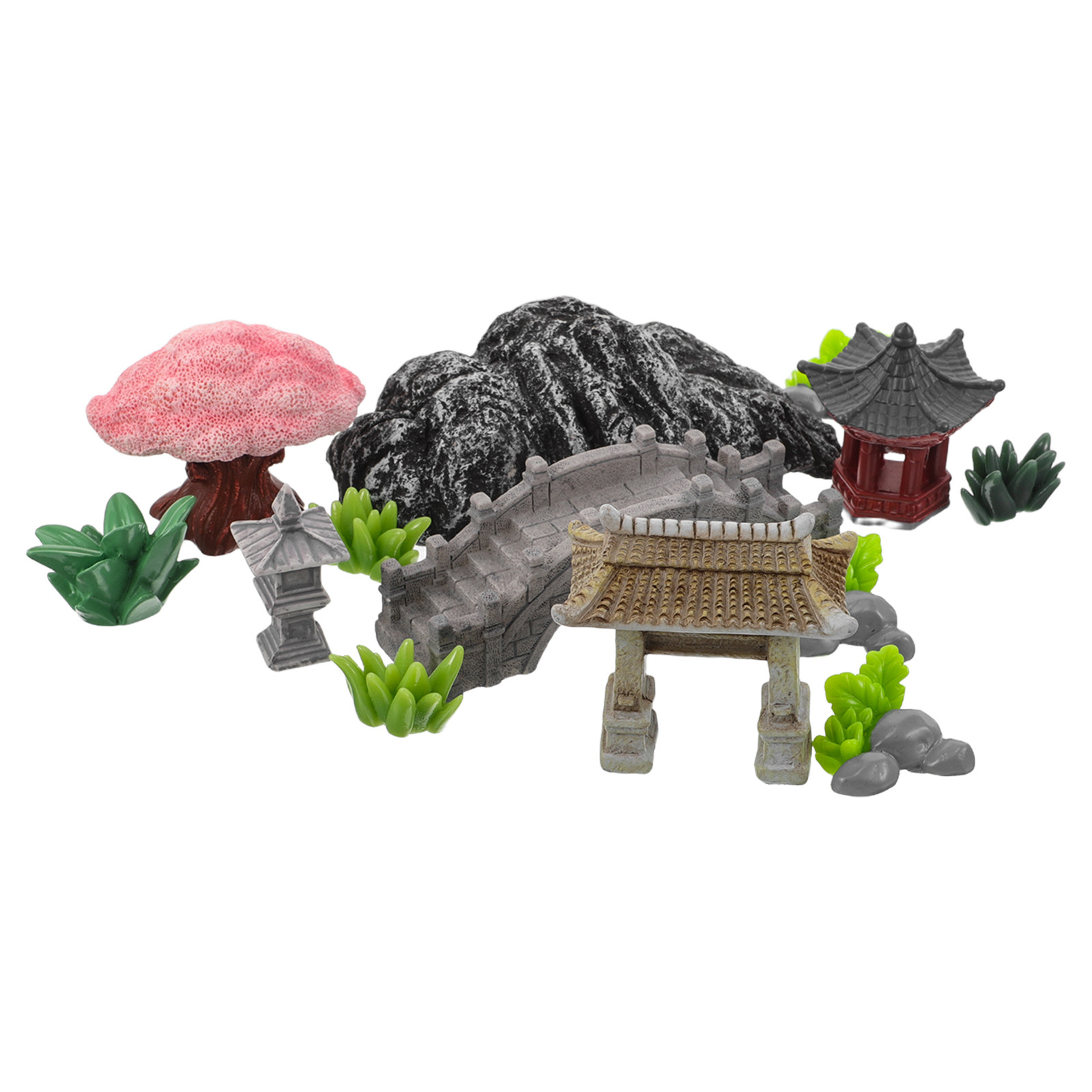 1Set Set Miniatur Jembatan Bat - Bonsai Garden With Sand ulasan dan harga