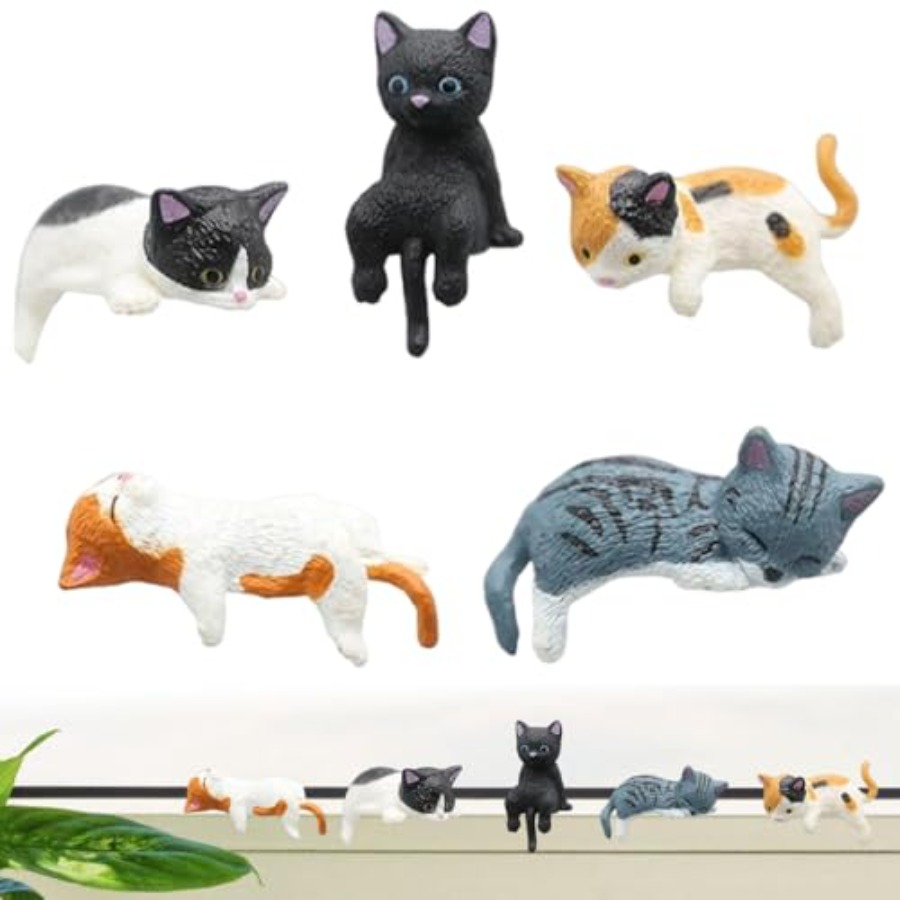 Figur Kucing Miniatur Lucu, De - Bonsai Garden Japan ulasan dan harga