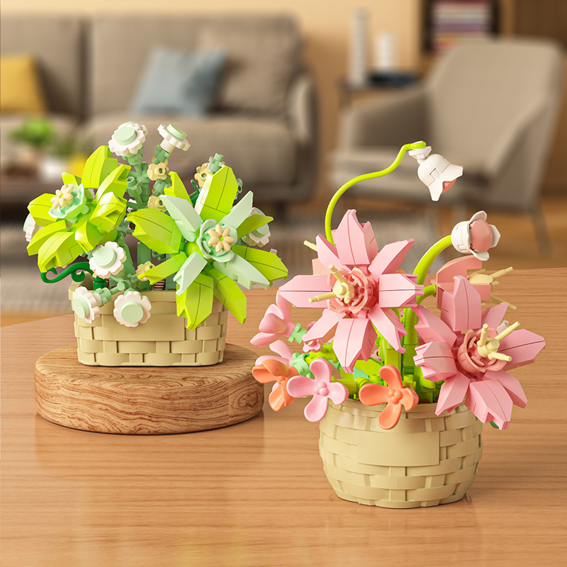 DIY MOC pot tanaman bunga mata - Bonsai Garden Experts ulasan dan harga