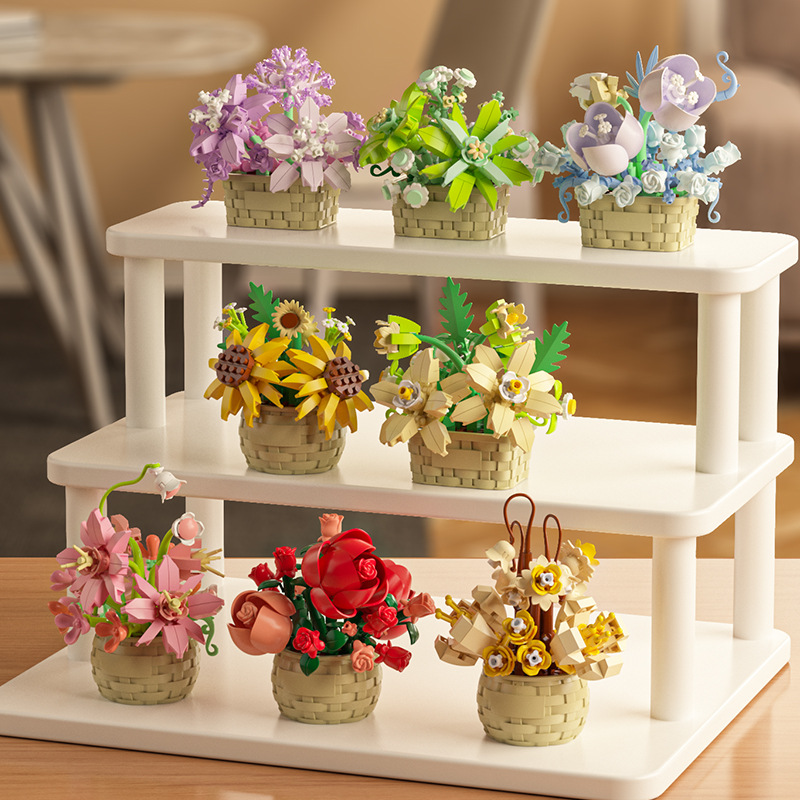 DIY MOC pot tanaman bunga mata - Bonsai Garden Experts ulasan dan harga