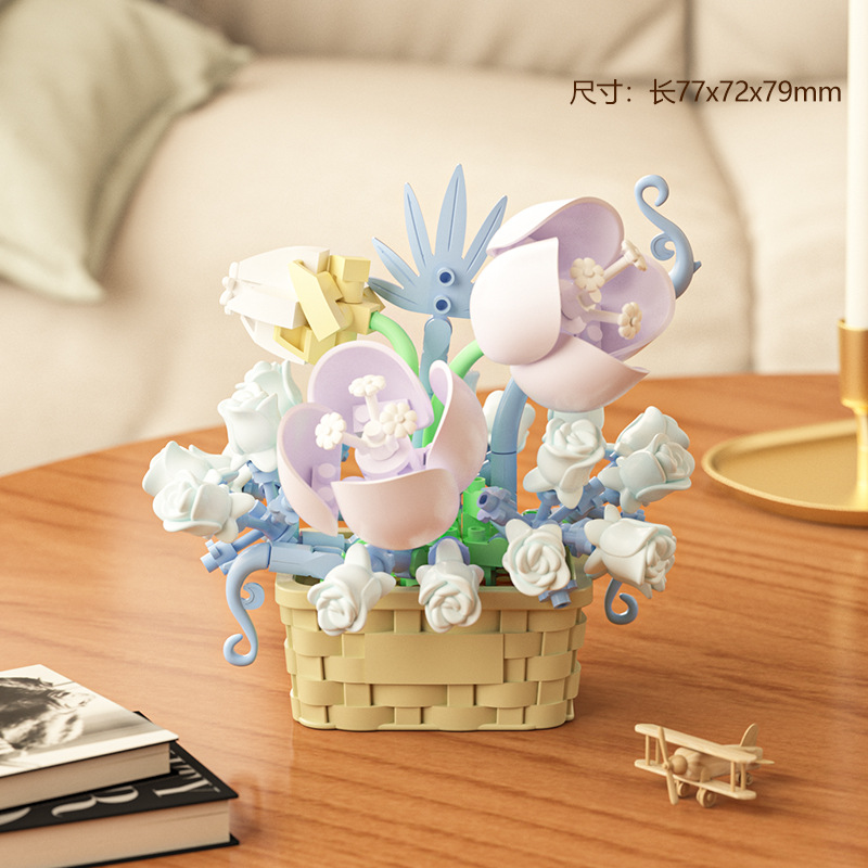 DIY MOC pot tanaman bunga mata - Bonsai Garden Experts ulasan dan harga