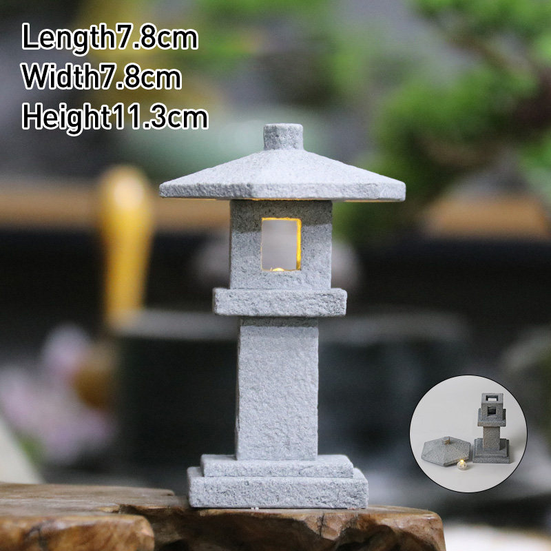 Ornamen Menara Paviliun Batu P - Bonsai Garden Japan ulasan dan harga