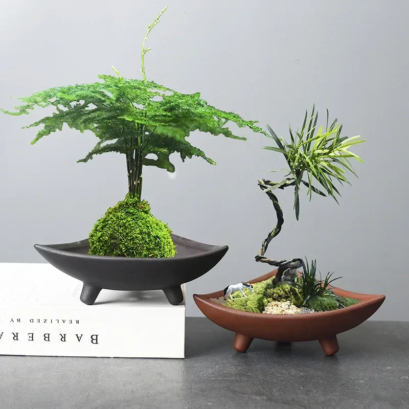 Pot bunga keramik personalisas - Japanese Garden Bonsai ulasan dan harga