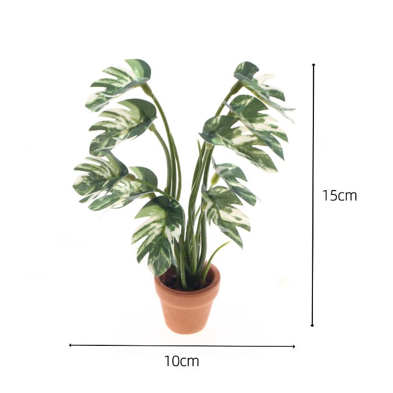 Baru.1PC 1/12 Rumah Boneka Sim - Bonsai Garden Plants ulasan dan harga
