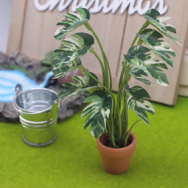 Baru.1PC 1/12 Rumah Boneka Sim - Bonsai Garden Plants ulasan dan harga