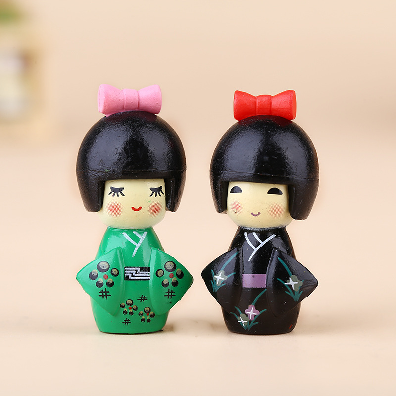 Patung Gadis Jepang Lucu Baru  - Japanese Garden Bonsai ulasan dan harga