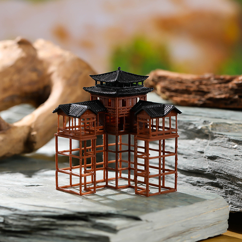 Patung Inn Cina Model Bangunan - Japanese Garden Bonsai ulasan dan harga
