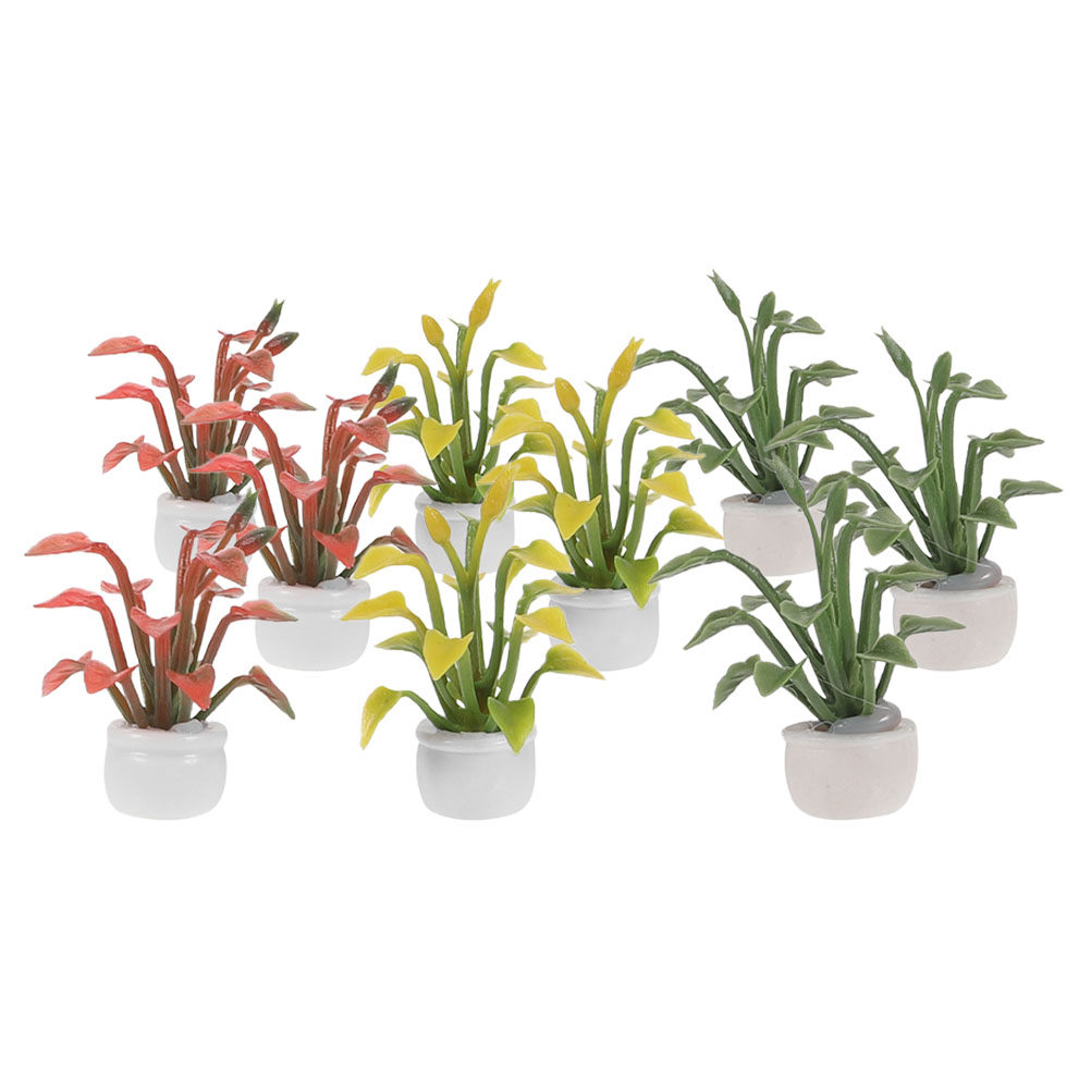 9Pcs Tanaman Miniatur dalam Po - Bonsai Garden With Sand ulasan dan harga