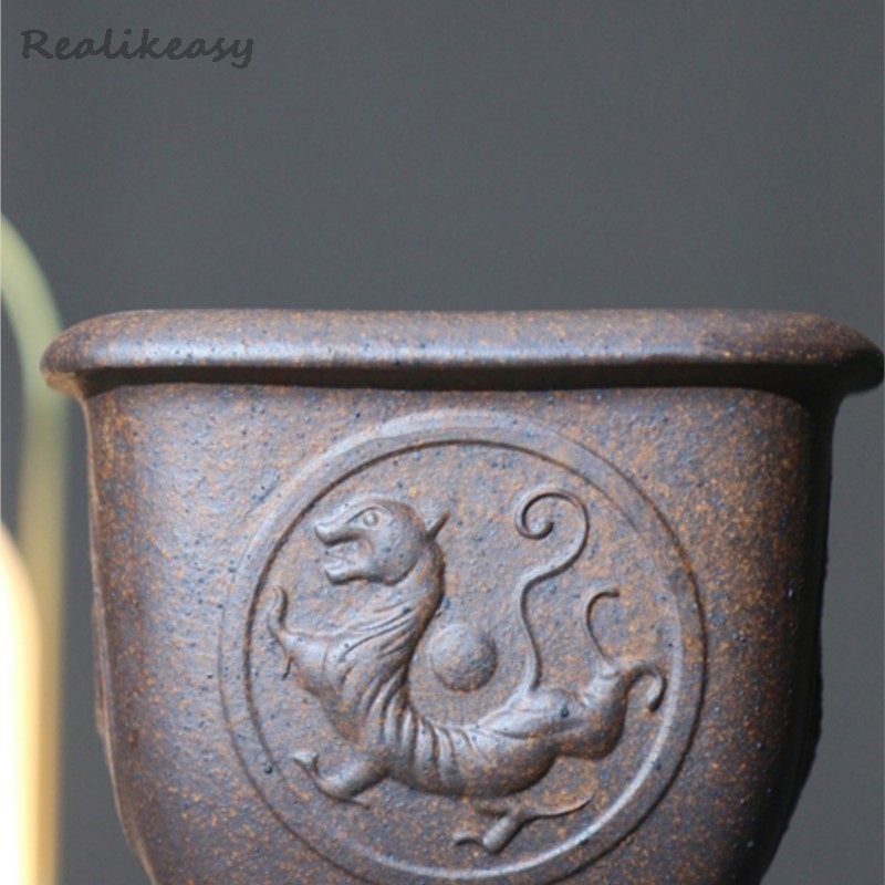 Pot bunga pasir ungu heksagona - Japanese Garden Bonsai ulasan dan harga